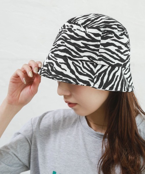 【未使用タグ付】グッチ バケットハット アニマルプリント XL アイボリー 未使用タグ付】グッチ バケットハット アニマルプリント XL アイボリー