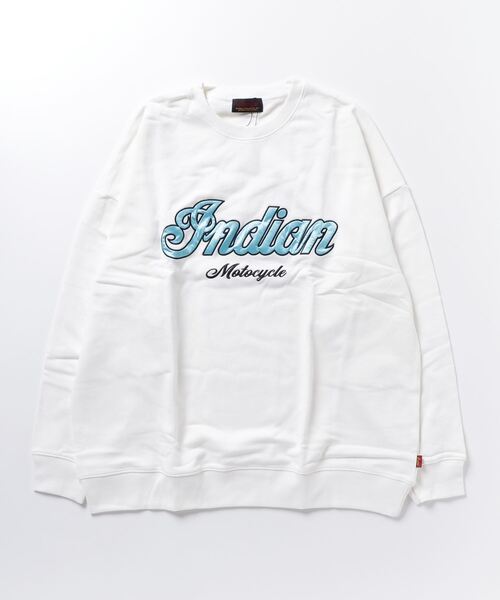INDIAN（インディアン） トレーナー スウェット 「INDIAN」サテン刺繍