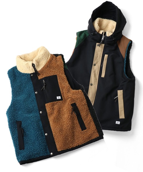 gym master（ジムマスター） ベスト ジレ リバーシブルマウンテン