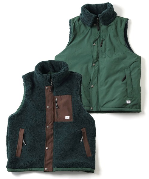 gym master（ジムマスター） ベスト ジレ リバーシブルマウンテン