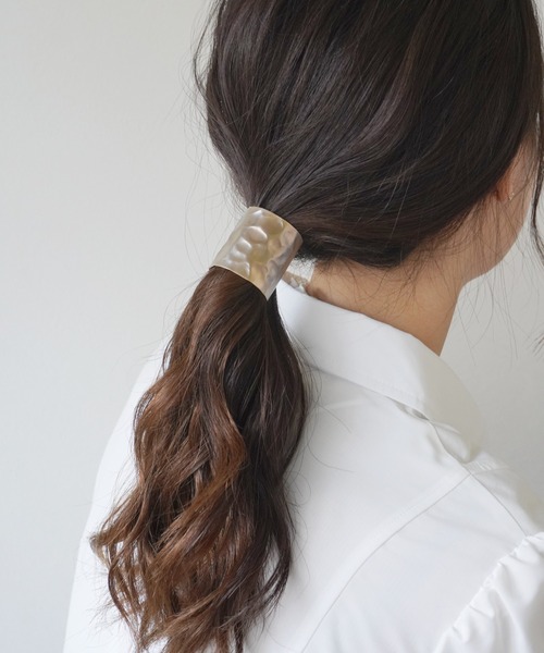 Port（ポート） ヘアピン 艶消し メタル ワイド ポニーフック ヘアカフ