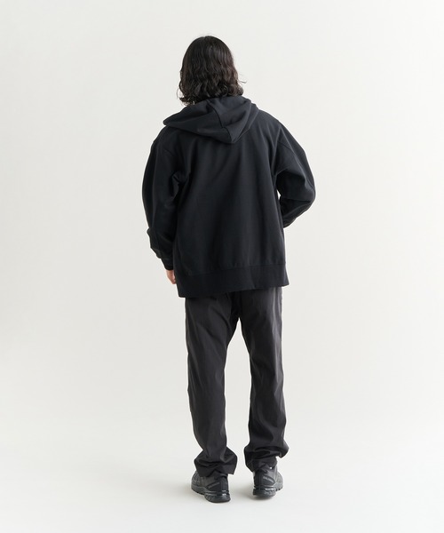 GAHGA \"キャ脳パーカー\" 黒/ XL ザ フォーキャッツ｜ジャカードボアジップパーカー｜ユニセックス