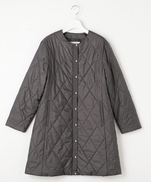 美品✨J.PRESS Pコート ダブル キルティング 錨ボタン 90's L J.PRESS ノーカラーコート コート 「洗える」高密度タフタ