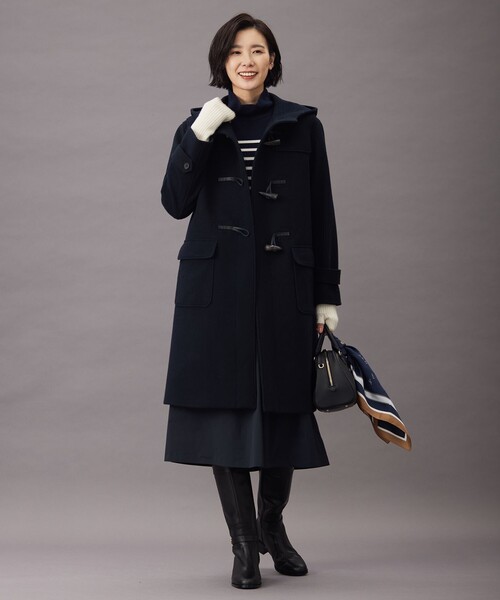 ニット セーター 「洗える」SEMI WORSTED WOOL バスクボーダー ニット レディース ニット セーター 「洗える」SEMI WORSTED WOOL バスクボーダー