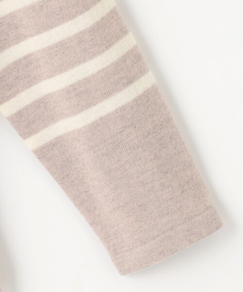 ニット セーター 「洗える」SEMI WORSTED WOOL バスクボーダー ニット レディース ニット セーター 「洗える」SEMI WORSTED WOOL バスクボーダー