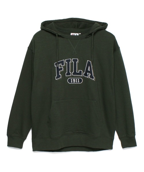 FILA（フィラ） パーカー 「FILA」カレッジワッペン パーカー メンズ