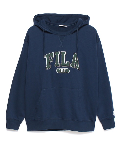 FILA（フィラ） パーカー 「FILA」カレッジワッペン パーカー メンズ