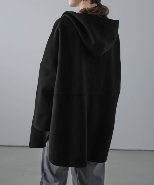 ポンチョ フード付きポンチョコート レディース : ZOZOTOWN Yahoo!店