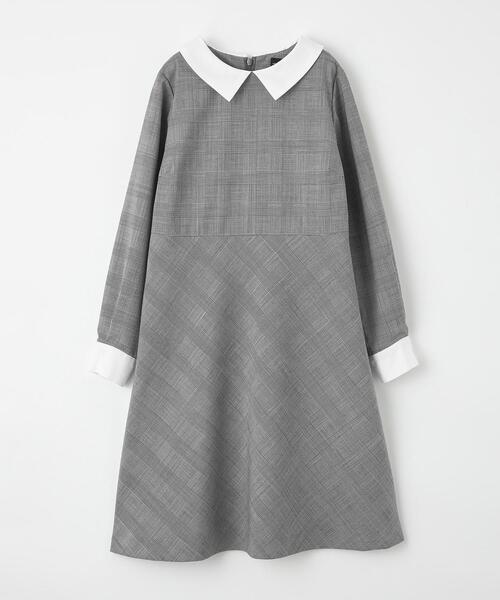 T/W グレンチェックワンピース×ボレロ セット キッズ : 77841010  