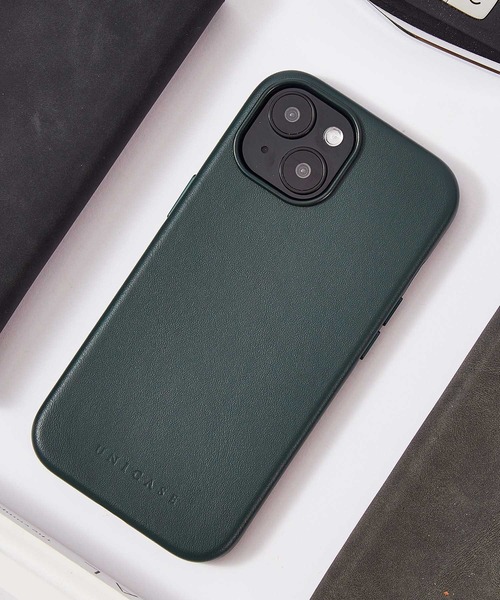 UNiCASE（ユニケース） スマホケース Leather Plain Case iPhone15