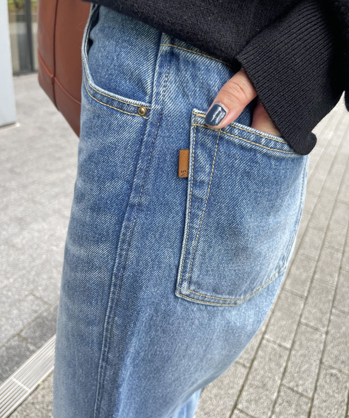 【値下げ】5 1/2CURVE LINE_DENIMハイライズカーブデニム 27 値下げ】5 1/2CURVE LINE_DENIMハイライズカーブデニム 27