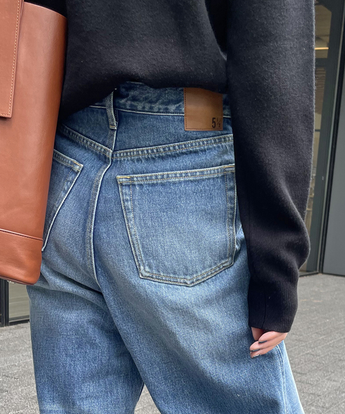 Spick & Span 51/2 CURVE LINE_DENIM