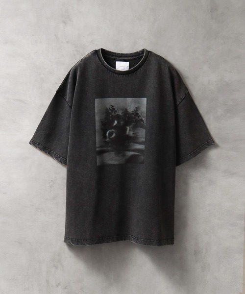 tシャツ 「welise/ウェライズ」モードフラワーグラフィック