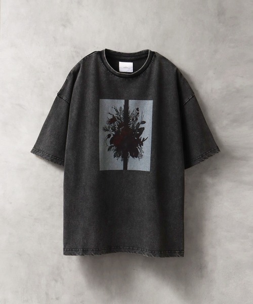 tシャツ 「welise/ウェライズ」モードフラワーグラフィック