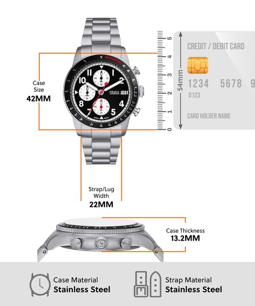 FOSSIL（フォッシル） 腕時計 腕時計 メンズ アナログ ステンレス