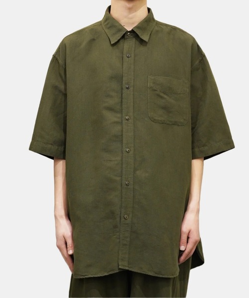 シャツ 「YOKO SAKAMOTO」 OPEN COLLAR SHIRT メンズ レディース 