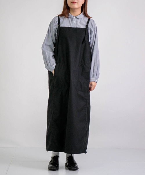 美品✨エンフォルド　ダブルサテンジャンパースカート サロペット ブラック ENFOLD(エンフォルド)の「SKIRT」 - PARTE