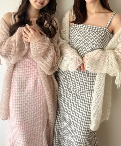 deicy 2way キッドモヘヤ　ニット 2wayキッドモヘヤシアーニット
