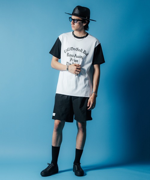 Mojo Club Tシャツ/超・希少品 CRIMIE tシャツ MOTO CLUB TEAM SHORT SLEEVE T SHIRT / 袖配色
