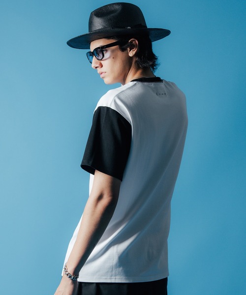 CRIMIE tシャツ MOTO CLUB TEAM SHORT SLEEVE T SHIRT / 袖配色