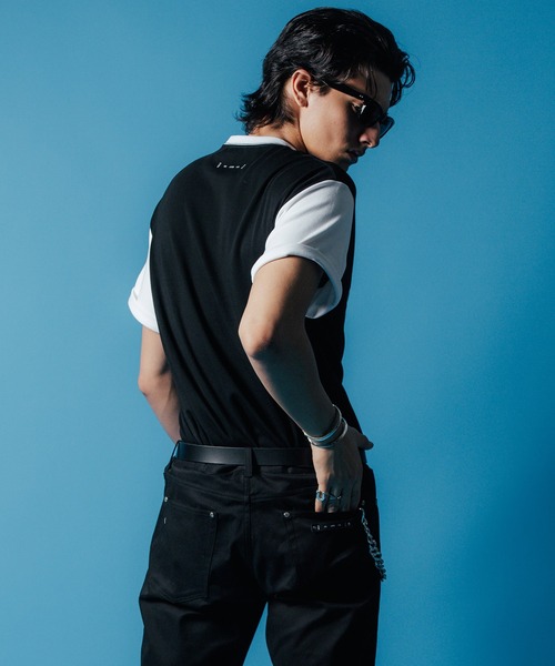 CRIMIE tシャツ MOTO CLUB TEAM SHORT SLEEVE T SHIRT / 袖配色