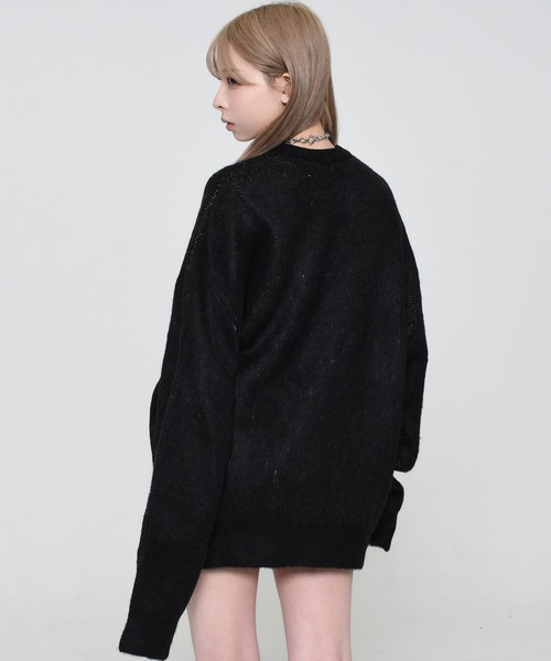 ニット セーター 「OY/オーワイ」 HAIRY DUAL CUBE KNIT/デュアルキューブニット レディース メンズ OY/オーワイ』 HAIRY DUAL CUBE KNIT/デュアルキューブニット OY