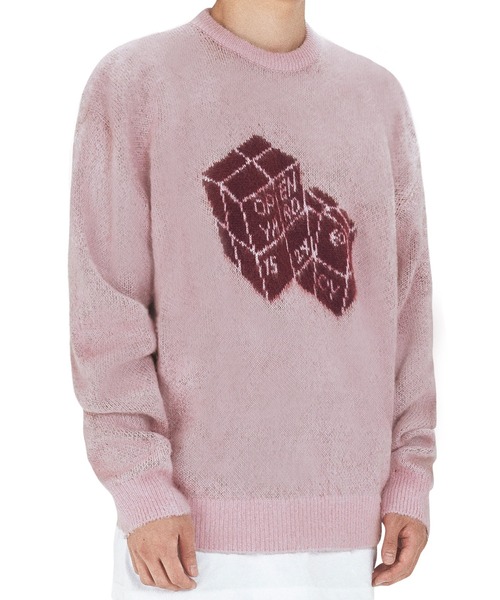 OY（オーワイ） ニット セーター HAIRY DUAL CUBE KNIT/デュアル