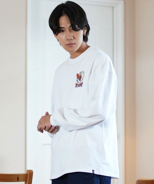 LOST（ロスト） tシャツ ロンT/長袖Tシャツ ヘビーウェイト バック