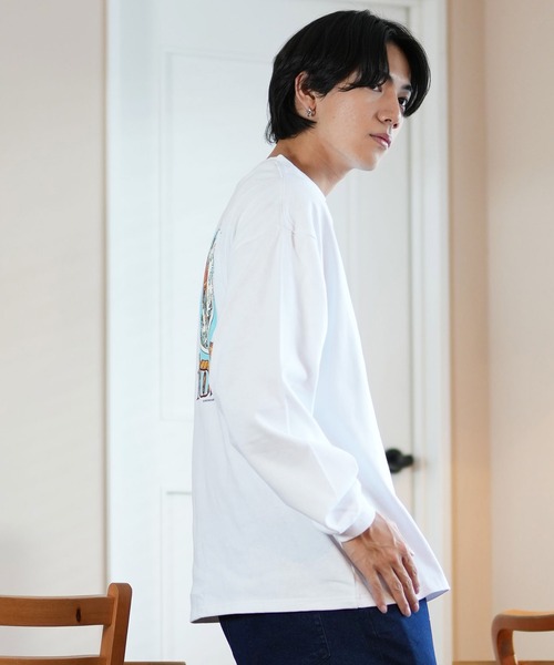 LOST（ロスト） tシャツ ロンT/長袖Tシャツ ヘビーウェイト バック