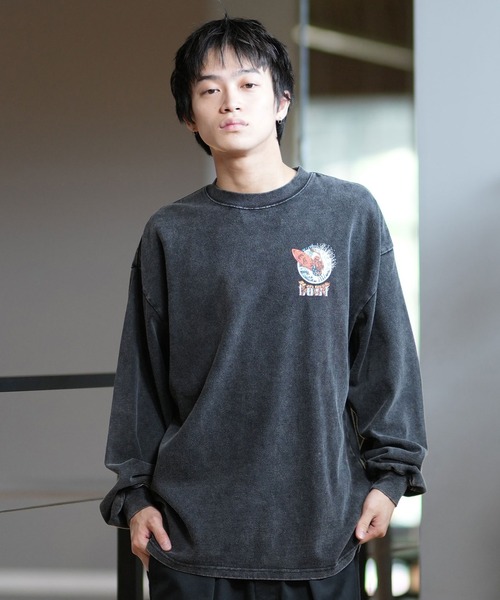 LOST（ロスト） tシャツ ロンT/長袖Tシャツ ヘビーウェイト バック