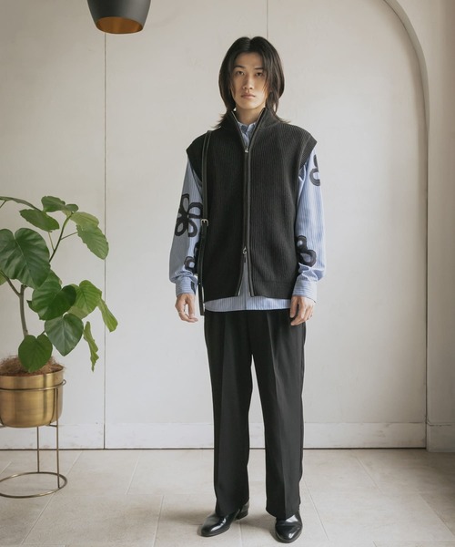 SENSE OF PLACE by URBAN RESEARCH パンツ ダブルタックワイド