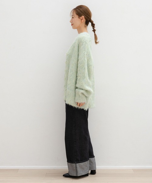 LAKOLE（ラコレ） カーディガン シャギーニットカーディガン / 130868