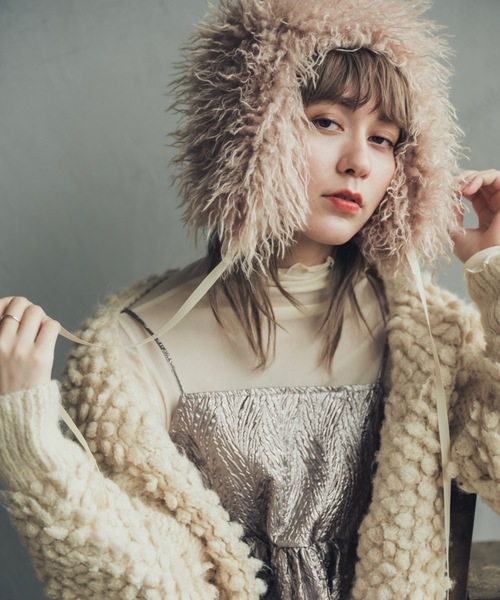 ✨chillnページ✨Malbon レディースセットアップ＋帽子 ORIENT MILLINERY キャップ 帽子 MAO「マオ」チベットラムエコファー