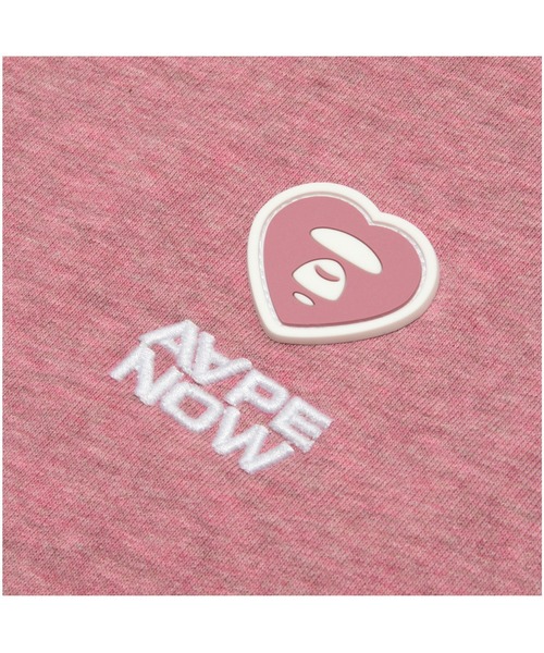 AAPE BY A BATHING APE トレーナー スウェット NOW HEART CREW