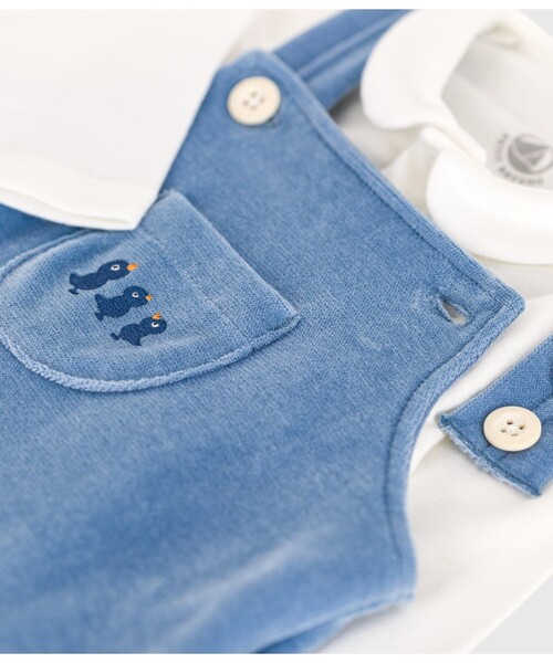 petit bateau ベロア3点セット　セットアップ ベロア3点セット｜ベビー服・子供服通販のPETTIT BATEAU【公式】