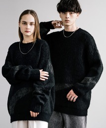 セーター ニット オーバーサイズ モヘアライクグラデーションニット メンズ レディース｜ZOZOTOWN Yahoo!店