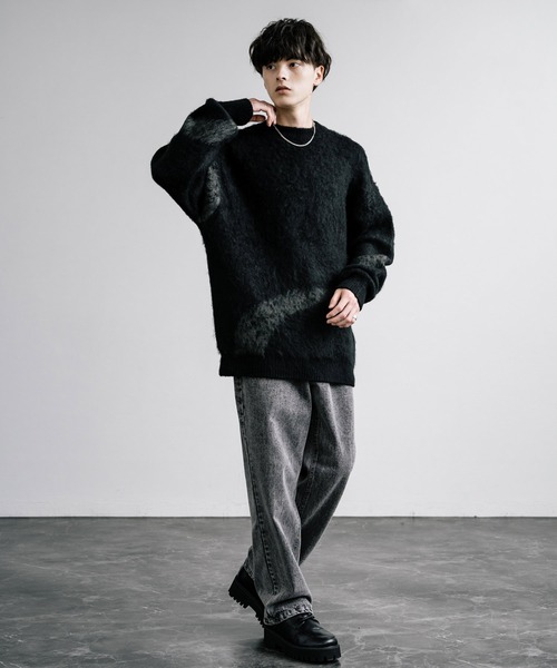 Rocky Monroe セーター ニット オーバーサイズ モヘアライク