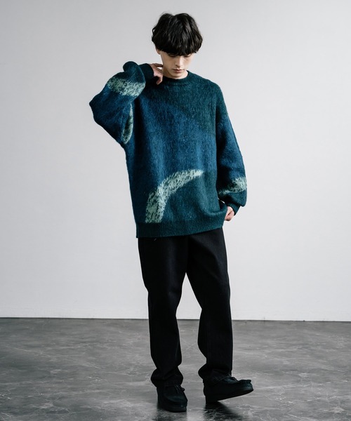 Rocky Monroe セーター ニット オーバーサイズ モヘアライク