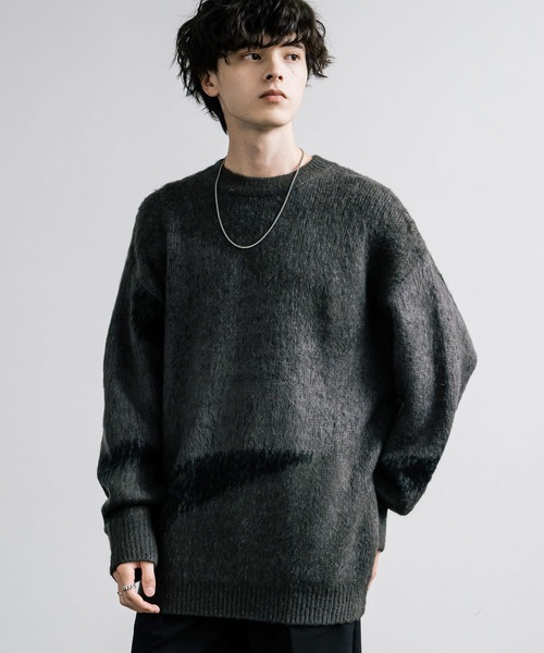 定価6万 N.HOOLYWOOD オーバーサイズモヘアカーディガン 常田 定価6万 N.HOOLYWOOD オーバーサイズモヘアカーディガン 常田
