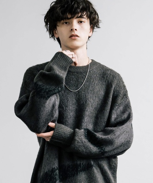Rocky Monroe セーター ニット 新色追加 オーバーサイズ モヘア