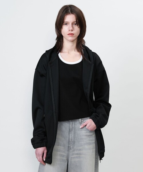 パーカー 「ASTRAET」スムース ジップ パーカー UNISEX レディース メンズ