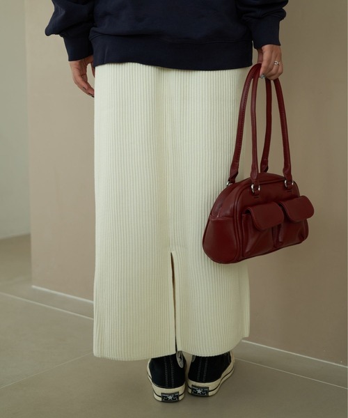 Nu（Hi! ONLINE STORE） スカート 「Nu」リブニットロング