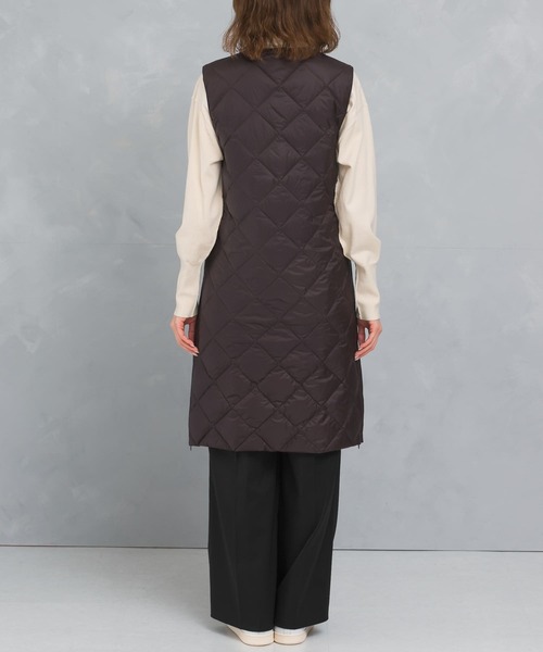 ダウンベスト ベスト TAION VNECK LONG DOWN GILET レディース