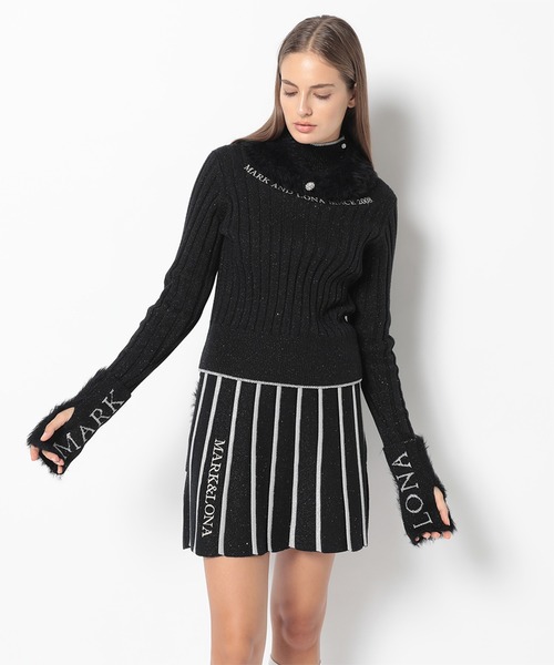 MARK&LONA（マークアンドロナ） ニット セーター Cristina Glam Fur