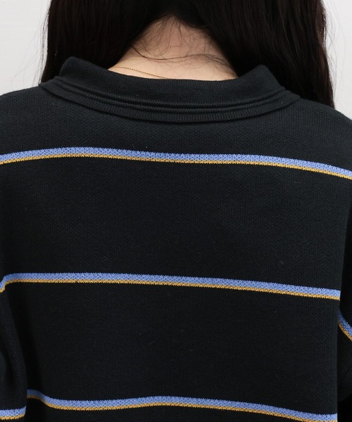 RAGEBLUE（レイジブルー） ニット セーター ラガーボーダーニットポロ