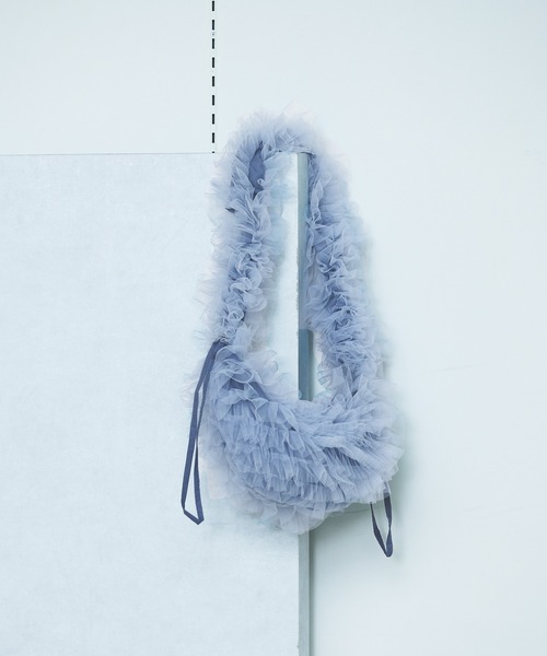 LAKOLE（ラコレ） ショルダーバッグ バッグ チュールフリル2WAYバッグ