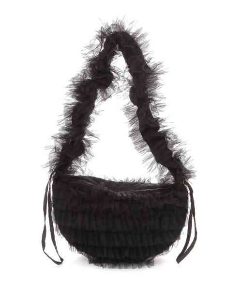 LAKOLE（ラコレ） ショルダーバッグ バッグ チュールフリル2WAYバッグ