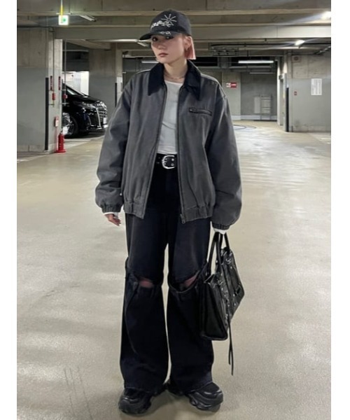 SLY ジーンズ デニム デニムパンツ J/W KNEE DENIM PT-E