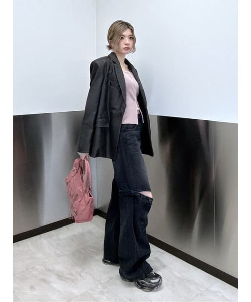 SLY ジーンズ デニム デニムパンツ J/W KNEE DENIM PT-E