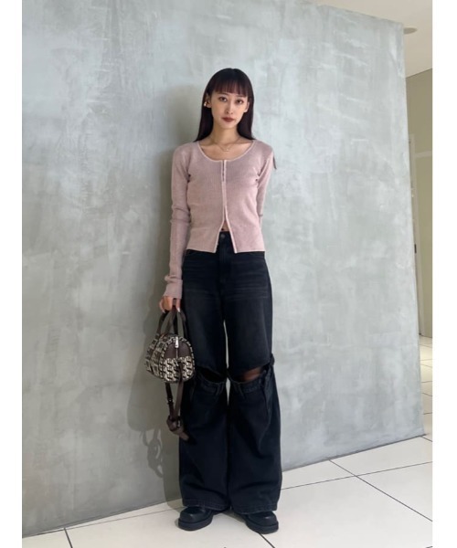 新品未使用SLY KNEE DENIM PT-E ジャストウエスト デニム 新品未使用SLY KNEE DENIM PT-E ジャストウエスト デニム